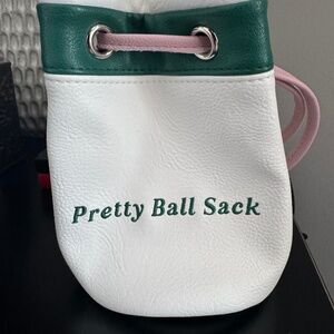 Leather golf ball pouch -mini
